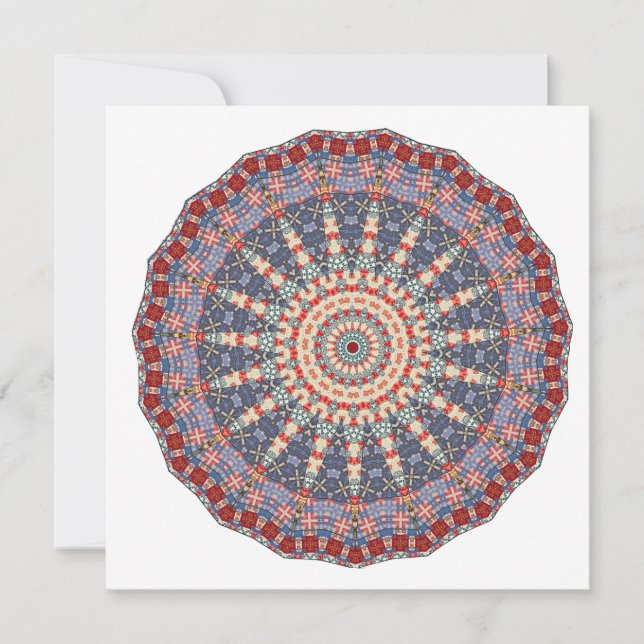  Decorative Mandala  Invitation (Front)