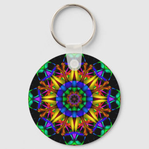 Decorative Mandala Keychain