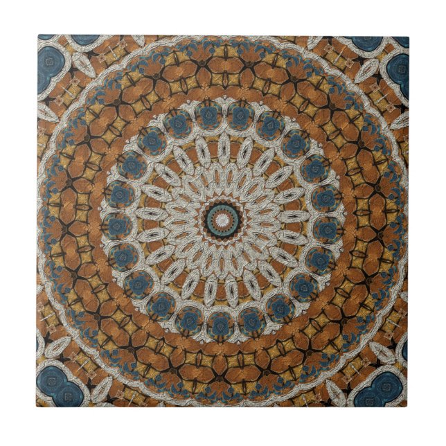  Decorative Mandala  Tile (Front)