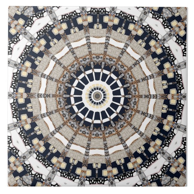  Decorative Mandala  Tile (Front)