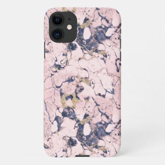 Decorative marble on iPhone 11 case