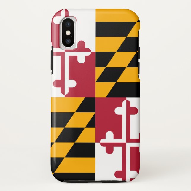 Decorative Maryland State Flag Case-Mate iPhone Case (Back)