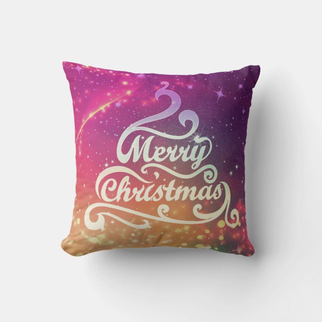 Decorative Merry Christmas Cushion (Front)