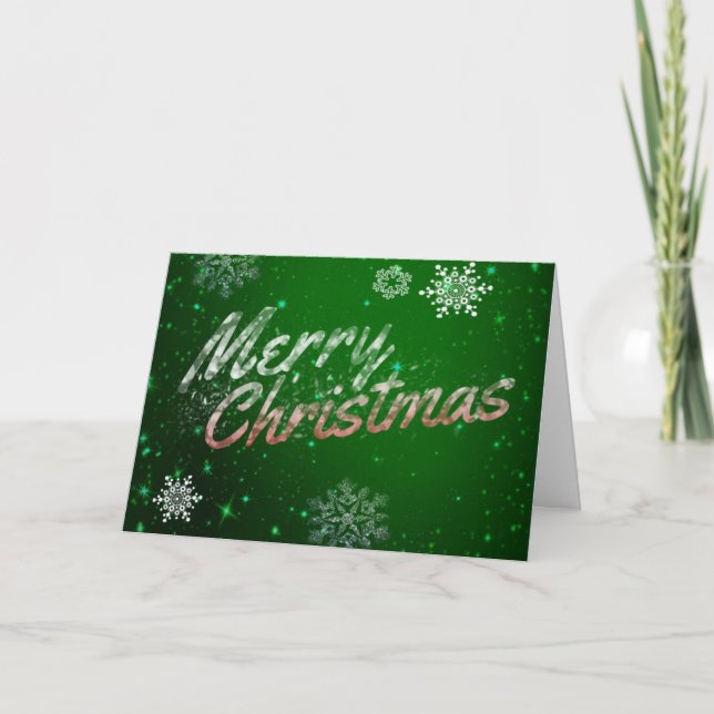 Decorative Merry Christmas Happy Holiday (Front)