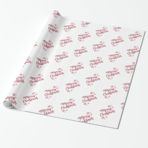 Decorative Merry Christmas Wrapping Paper