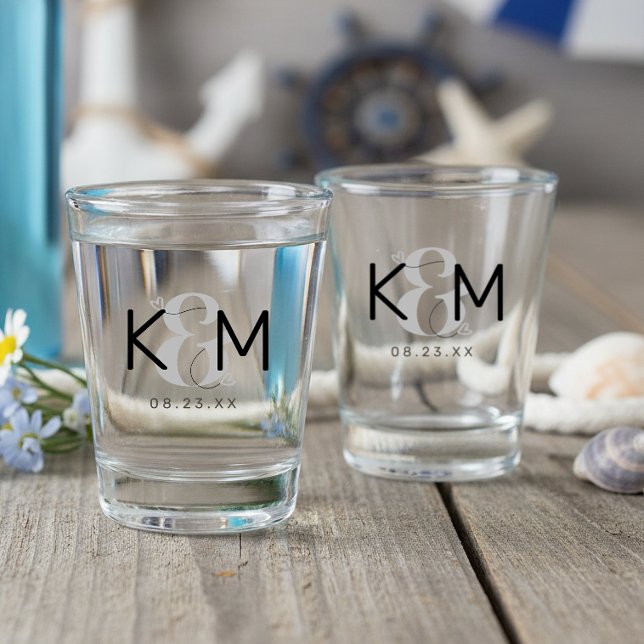 Decorative Modern Wedding ID887 Shot Glass (Creator Uploaded)