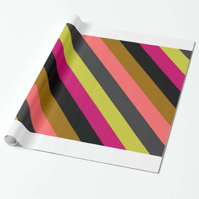 Decorative Modern Wrapping Paper (Unrolled)