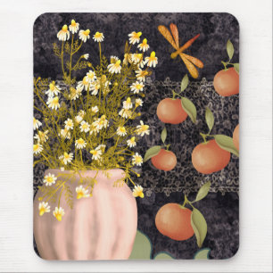 Decorative Moody Floral Mouse Mat