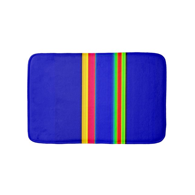 decorative motif bath mat (Front)