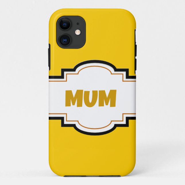 Decorative Mum Case-Mate iPhone Case (Back)
