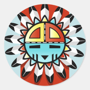 DECORATIVE NATIVE AMERICAN I STICKERS