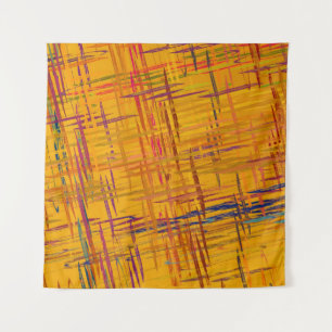 Decorative oil painting. Vibrant dynamic art. 2d i Tapestry