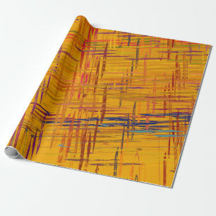 Decorative oil painting. Vibrant dynamic art. 2d i Wrapping Paper