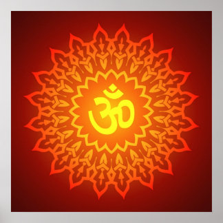 Decorative Om Design Poster