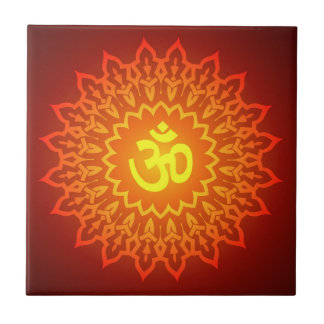 Decorative Om Design Tile