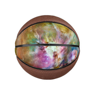 Decorative Orion Nebula Galaxy Space Photo Mini Basketball