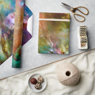 Decorative Orion Nebula Galaxy Space Photo Wrapping Paper