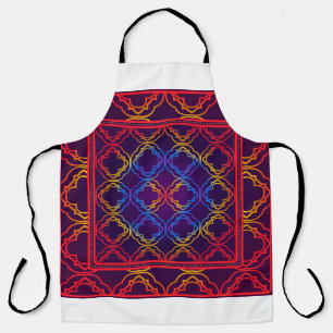 Decorative Ornament With Geometric Decoration. Sym Apron