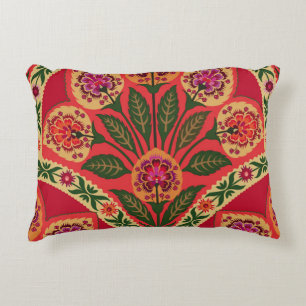 Decorative ornamental oriental style seamless flor cushion