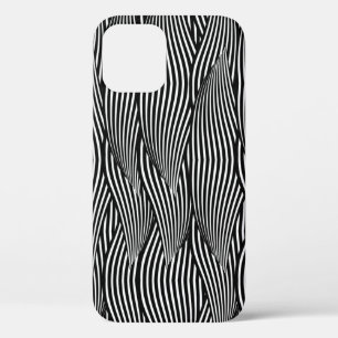 Decorative ornamental seamless pattern waves petal iPhone 12 case