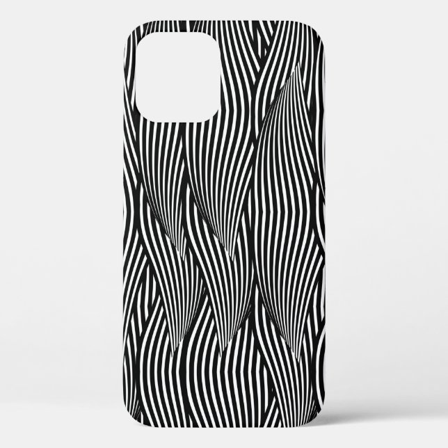 Decorative ornamental seamless pattern waves petal Case-Mate iPhone case (Back)