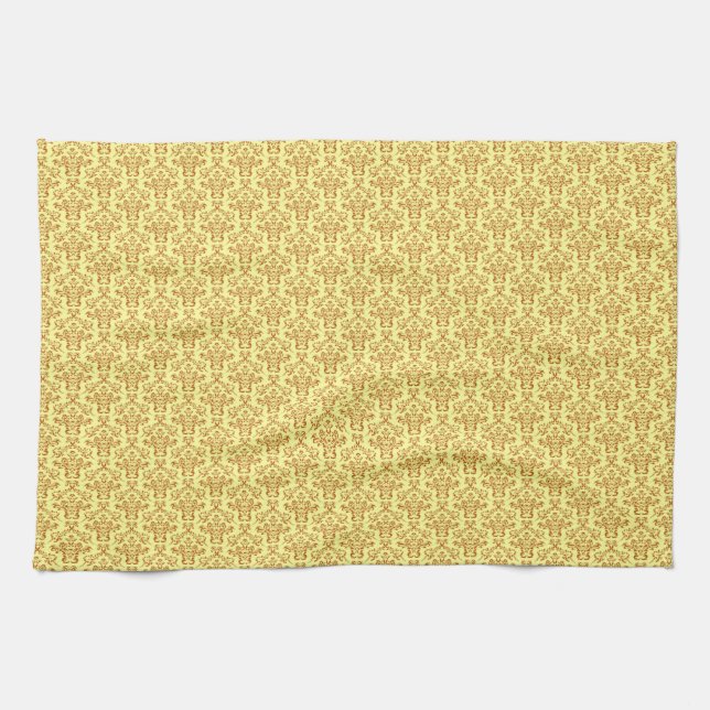 Decorative ornamental tea towel (Horizontal)