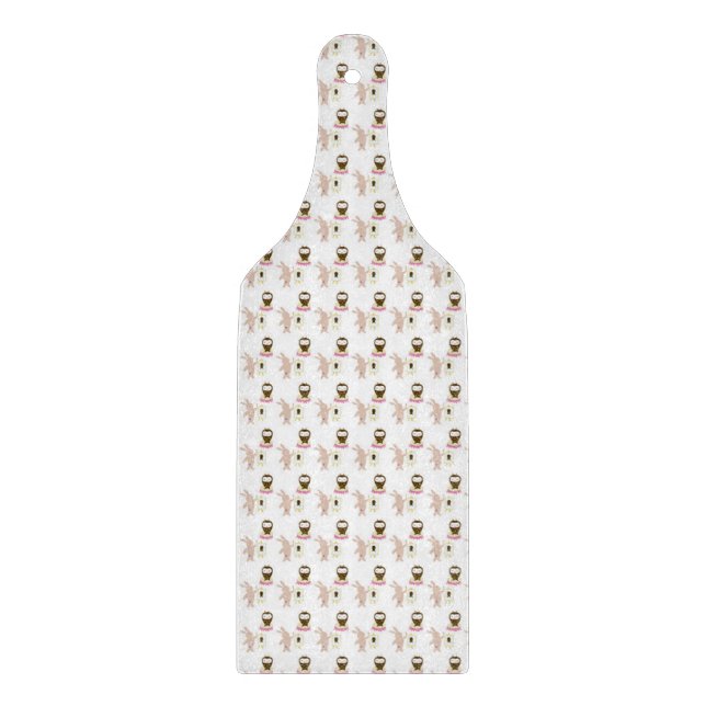 Decorative Paddle Cutting Board (Front)