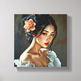 Decorative Painting (Heavenly Charm) Canvas Print