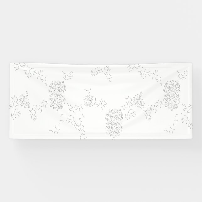 Decorative, Pale Grey Banner (Horizontal)
