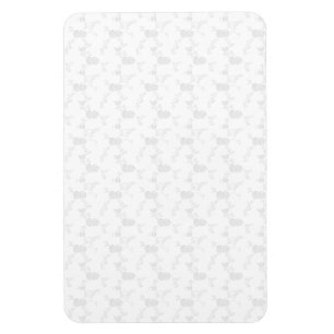 Decorative, Pale Grey Magnet