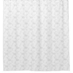 Decorative, Pale Grey Shower Curtain