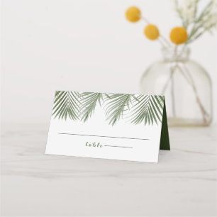 Decorative Palm Tree Place Card