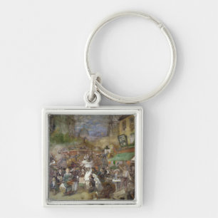 Decorative panel depicting Paris Key Ring