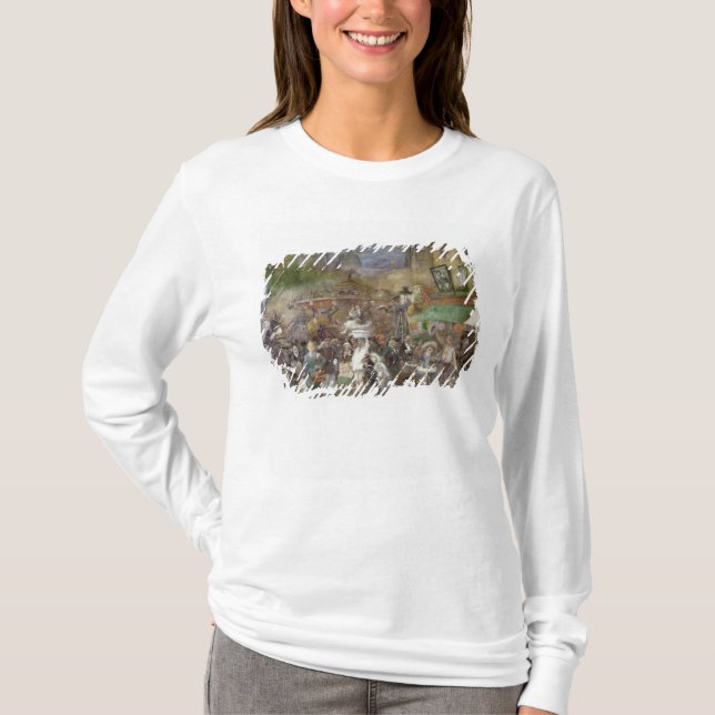 Decorative panel depicting Paris T-Shirt (Front)