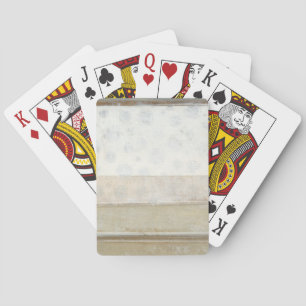 Decorative Panel Painting in Neutral Colors Playing Cards