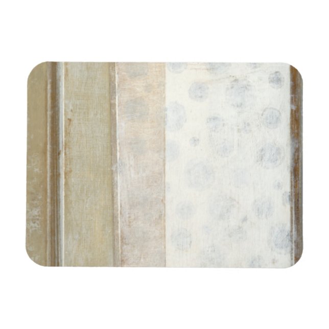 Decorative Panel Painting in Neutral Colours Magnet (Horizontal)