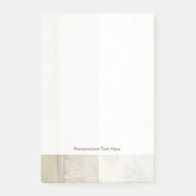 Decorative Panel Painting in Neutral Colours Post-it Notes (Front)