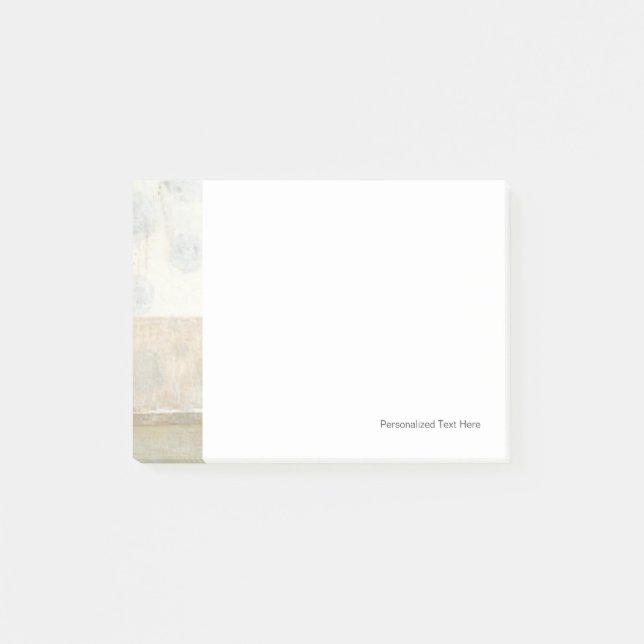 Decorative Panel Painting in Neutral Colours Post-it Notes (Front)