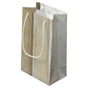 Decorative Panel Painting in Neutral Colours Small Gift Bag