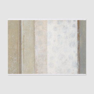 Decorative Panel Painting in Neutral Colours Tissue Paper