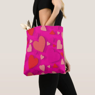 Decorative paper heart 2 tote bag