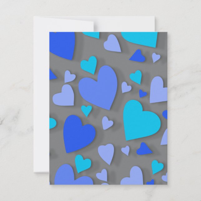 Decorative paper heart 4 card (Front)