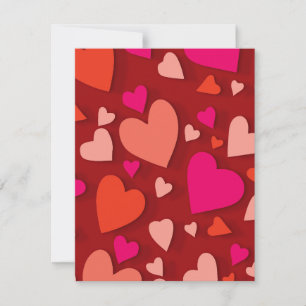Decorative paper heart 6 card