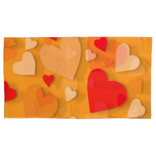 Decorative paper heart 7 pillowcase