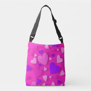 Decorative paper heart 8 crossbody bag