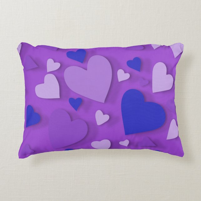 Decorative paper heart 9 cushion (Front)