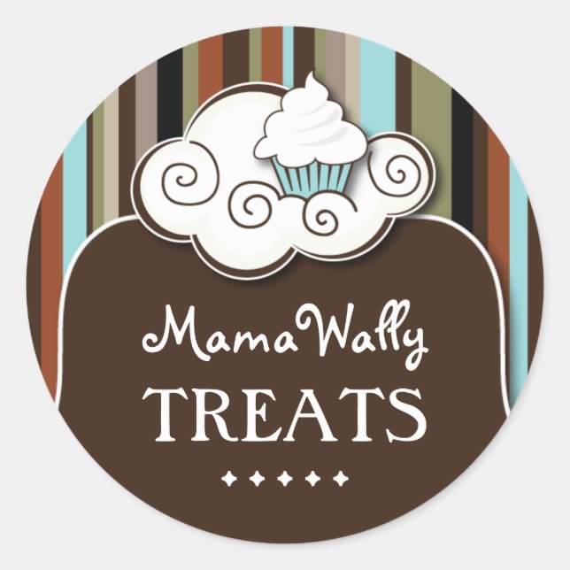 Decorative Pastry Chef Stickers (Front)