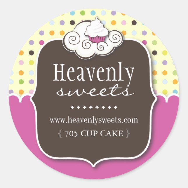 Decorative Pastry Chef Stickers (Front)