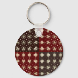Decorative Pattern Key Ring