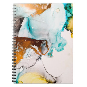 Decorative Picture. Decorative Paint. Alcohol Ink  Notebook